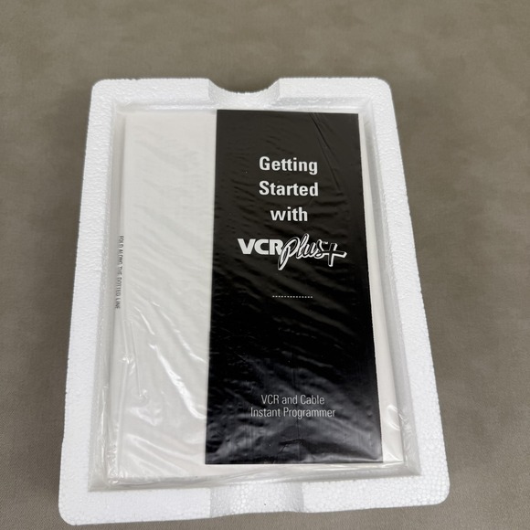 Vintage Gemstar VCR Plus+ VCR & Cable Instant Programmer Boxed Manual Holder - Picture 4 of 5